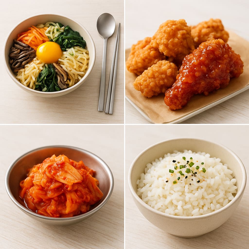 Korean Fast Food Assortment